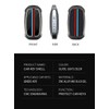 TECART Zinc Alloy Key Fob Cover with Keychain Fit for