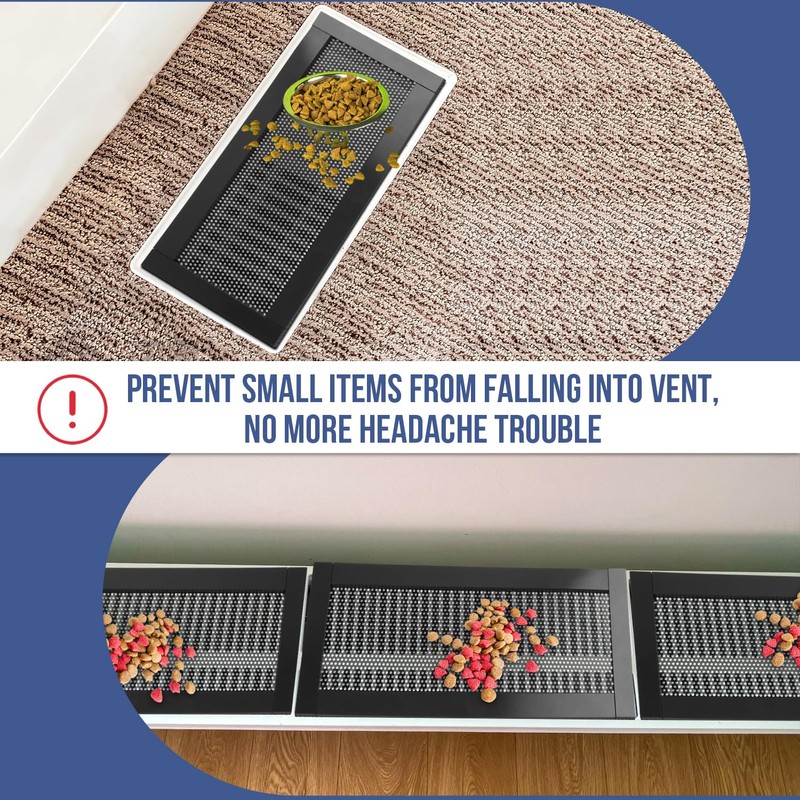 2P Magnetic Floor Vent Covers 4 x 10 Inch Air