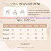 NLSJMP handmade nails press on Salon Quality false nails Reusable