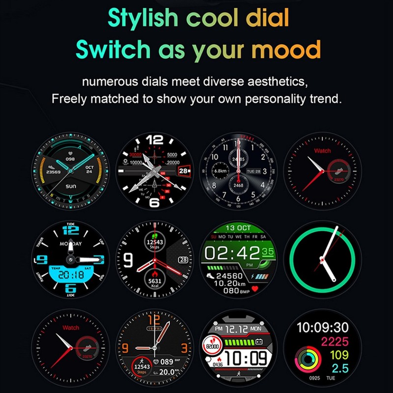 DT21 Sports Smartwatch Weather Report Full Touching High Definition Healthy