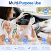 Thfaeyta 6 Pairs Fingerless Cotton Gloves Moisturising Adults Reusable White