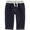 Carter's Pull On Faux Denim Pants (18 Months),Blue
