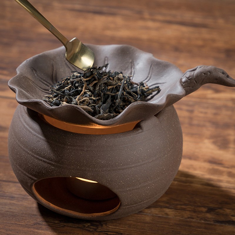 Ceramic Tea Roaster Loose Leaf Tea Warmer Tea Fragrance Roasting