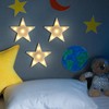 6 Pcs LED Star Lights,Star Shaped Night lamp,Hangable (White)