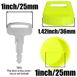 SOAJEE Green Ignition Key Cover Compatible with Kawasaki ATV Lakota 300 KEF300A KEF300B KSF450 Brute Force 650 750 KVF650 KVF750 Bayou 220 300 400 KLF220 KLF250 KLF300 KLF400 Prairie 360 450 650 700