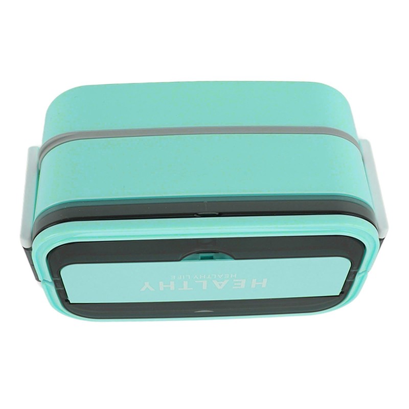 Portable Lunch Box, High Temperature 1400ml Leakage Proof Double Layer