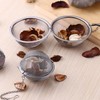 Stainless Steel Mesh Tea Ball with Chain, 8Pcs Stainless Steel