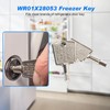 WR01X28053 Refrigerator Replacement Key for Haier Appliance,Wine Cooler Key,2 Pack