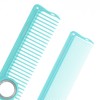 Dual-Size Barber Finger Spin Comb Set, 2-Piece Professional Trick Styling