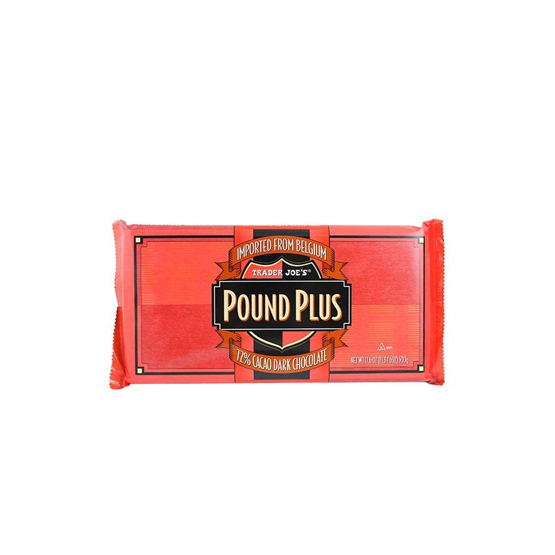 Pound Plus GIANT Belgian 72% Dark Chocolate Bar - 1