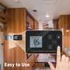 RV Thermostat, Briidea Cool/Heat RV LCD Screen Digital Thermostat, Compatible