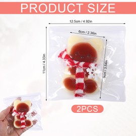 2pcs Cat Squishy Squeeze Toys, Super Soft Cat Sensory Toys, Kawaii Fidget Stress Kitten, Cute Fufu Animals, Funny Novelty Party Favors for Kids Adults Home Office Relaxing (Scarf Cat)