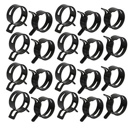 sourcing map Pack of 10 26 mm spring hose clamps, spring band clamps, pipe clamp, hose clamp, DE de
