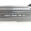 FULTON NOS! FULTON PERMISSIBLE ELECTRIC FLASHLIGHT, "NORTH SHORE GAS CO.",