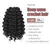 Deep Twist Crochet Hair 12 Inch - 8 Packs Natural