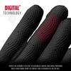 Franklin Sports 2nd-Skinz - Guantes de Bateo, Negro, Juvenil, Mediano