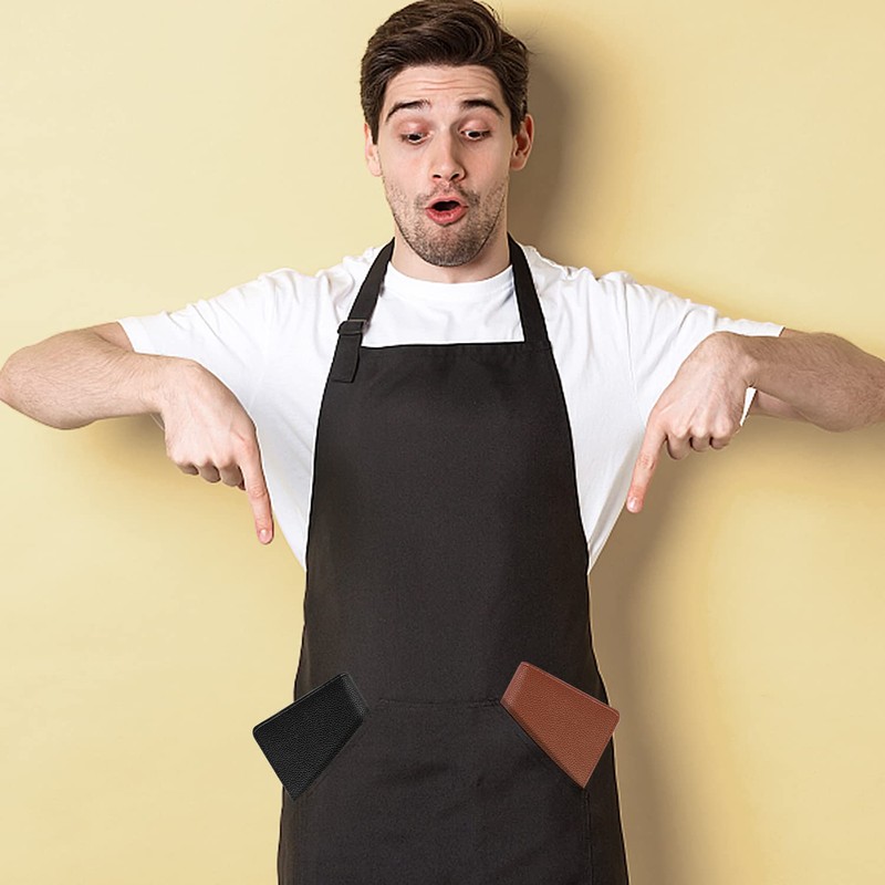 Sanlykate Server Book for Waitress & Waiter, RFID Blocking PU
