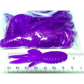 Staffs 999 Fishing Lures MIGHTY BUG 25 Pack 2.7" Soft Plastic Fishing Lure Bait Bass Walleye and more - color