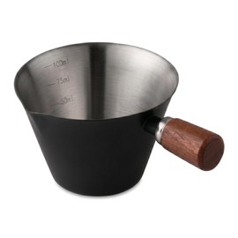 Stainless Steel Frothing Cup with Scale and Drip-Free Spout