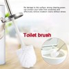 6 Pack Replacement Toilet Brush Head White Brush Head Interchangeable