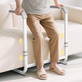 Adjustable Chair Couch Stand Assist Lift Assist Device Ergonomic for Elderly Portable, Removable, and Non-Slip Mobile Stand
