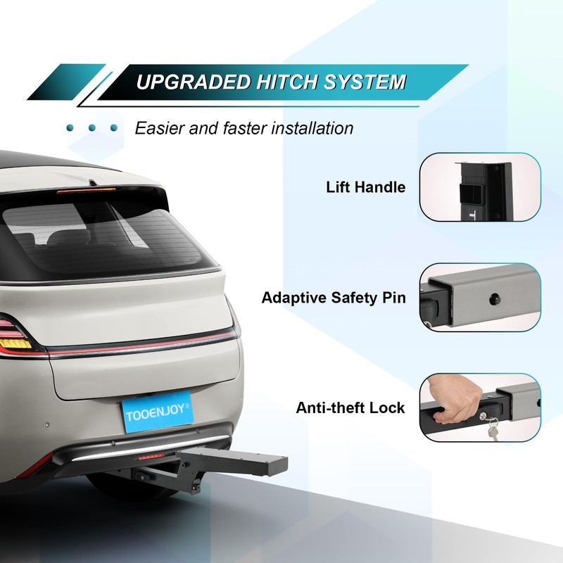 TOOENJOY 59" x 15.5" x 5" Skinny Roof Cargo Carrier