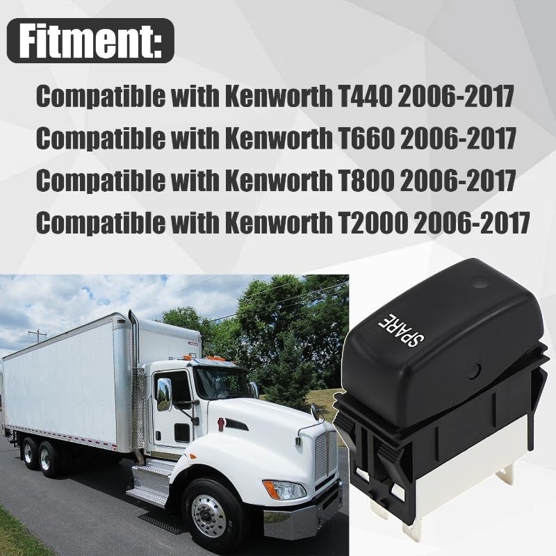 P27-1123-007 P271123007 Spare Rocker Dash Console Switch Compatible with Kenworth