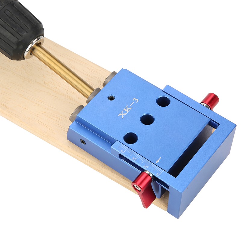 Pocket Hole Drilling Kit Woodworking Oblique Drill Guide Set Positioner