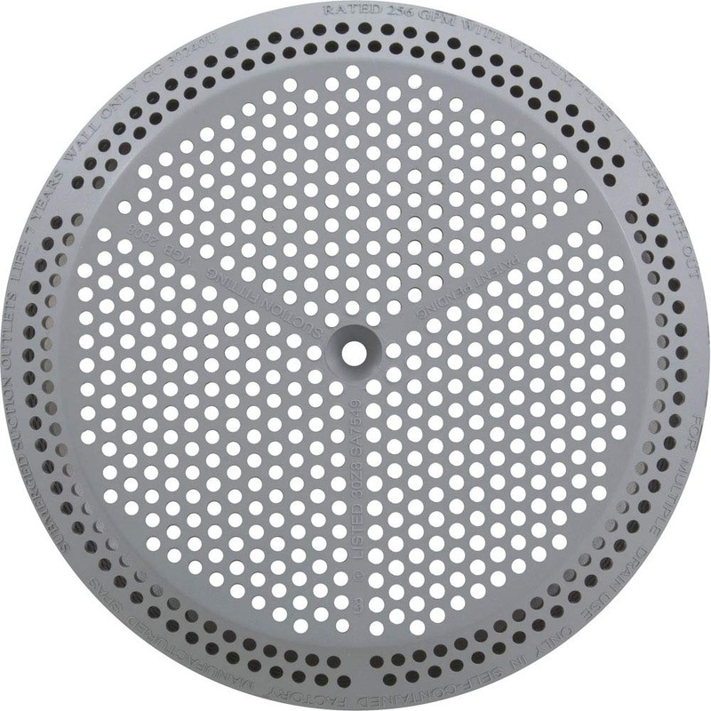 Balboa Water Group Suction Cover, BWG, 4-7/8", 179/256 gpm, Light