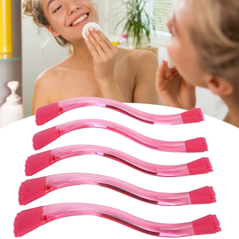 Facial Cleaning Brush Silicone Face Wash Brush DoubleSided Makeup Remover