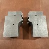 Harger Ultraweld RMJHTS3/16X 3/16” Tab Bond Rail Head Mold Pair