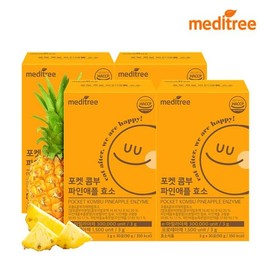 Medih Tree 메디트리 포켓 콤부 파인애플 발효 효소 4박스[34415391] Medtree Pocket Kombu Pineapple Fermented Enzyme 4 Boxes