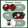 Chordobe Christmas Handmade Crochet Flower - Artificial Flower Bouquet Knitted