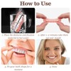 VEGCOO 4 Pairs Dentures Cosmetic Veneer False Teeth Veneers White