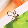 20 Pcs Bicycle Shape Metal Paper Clips Coffee Bookmark Office