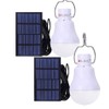 Solar Powered lamp Rechargeable Led Light Bulb for Outdoor Camping