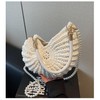 Handwoven Fashion Seashell Bag Stylish & Unique Boho Clutch with