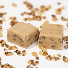 8oz. Nuts to You Smooth and Creamy Butter Pecan Kettle Fudge | Fresh Gourmet Candy | Decadent and Delicious Handcrafted Fudge