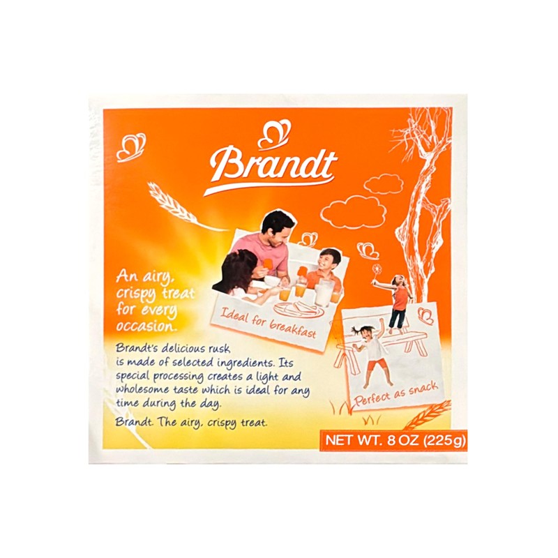 Brandt Zwieback Rusk | Sweetened Crispy Bread | Perfect for