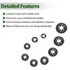 Ruipaba 265 PCS Internal Tooth Star Lock Washers 9 Size