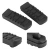 2pcs Motorcycle Front Footpeg Cover Enlarger Rubber Sleeve Fit for