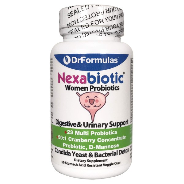 DrFormulas Probiotics for Women | Nexabiotic Probiotic to Support Pregnancy, Mom & Baby Best Used with Prenatal Vitamins & Postnatal Multivitamins