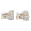 2 Pcs Battery Terminal Connectors 0/2/4/6/8AWG with Shims Protector Cover