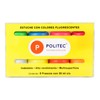 Set Con 8 Piezas De Acrilico Politec 30ml Neon