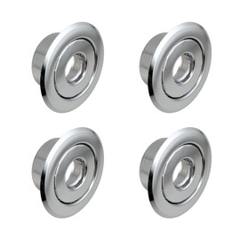 Recessed Fire Sprinkler Escutcheon 1/2 in. IPS - 2 Piece in Chrome - Depth Adjustment Range up to 3/4 in. for Fire Sprinkler Trim