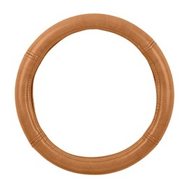 ANTIQE Steering Wheel Cover S 14.2 - 14.6 inches (36 - 37 cm), Color: Camel GHC-AQSCA