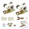 2 Pack Sliding Pocket Door Rollers Replacements Top Hanger Sliding