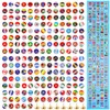 NUOBESTY 200 Pcs Assorted Country Flag Push Pins - Steel