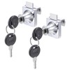 uxcell Glass Cabinet Door Lock, for Hinged Glass Display Cabinets