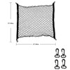 WUERKIYA Car Boot Luggage Net, 70 x 70 cm, Nylon,